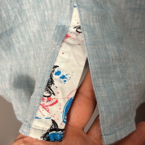 Madda Fella Linen Long Sleeve Linen Shirt size XXL- gently used - Picture 5 of 14